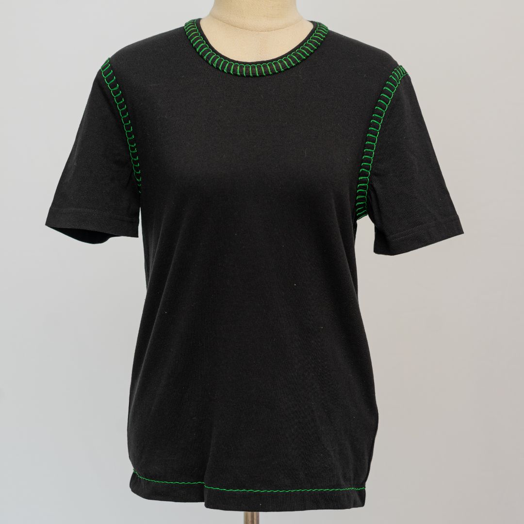 Bottega Veneta black cotton t shirt