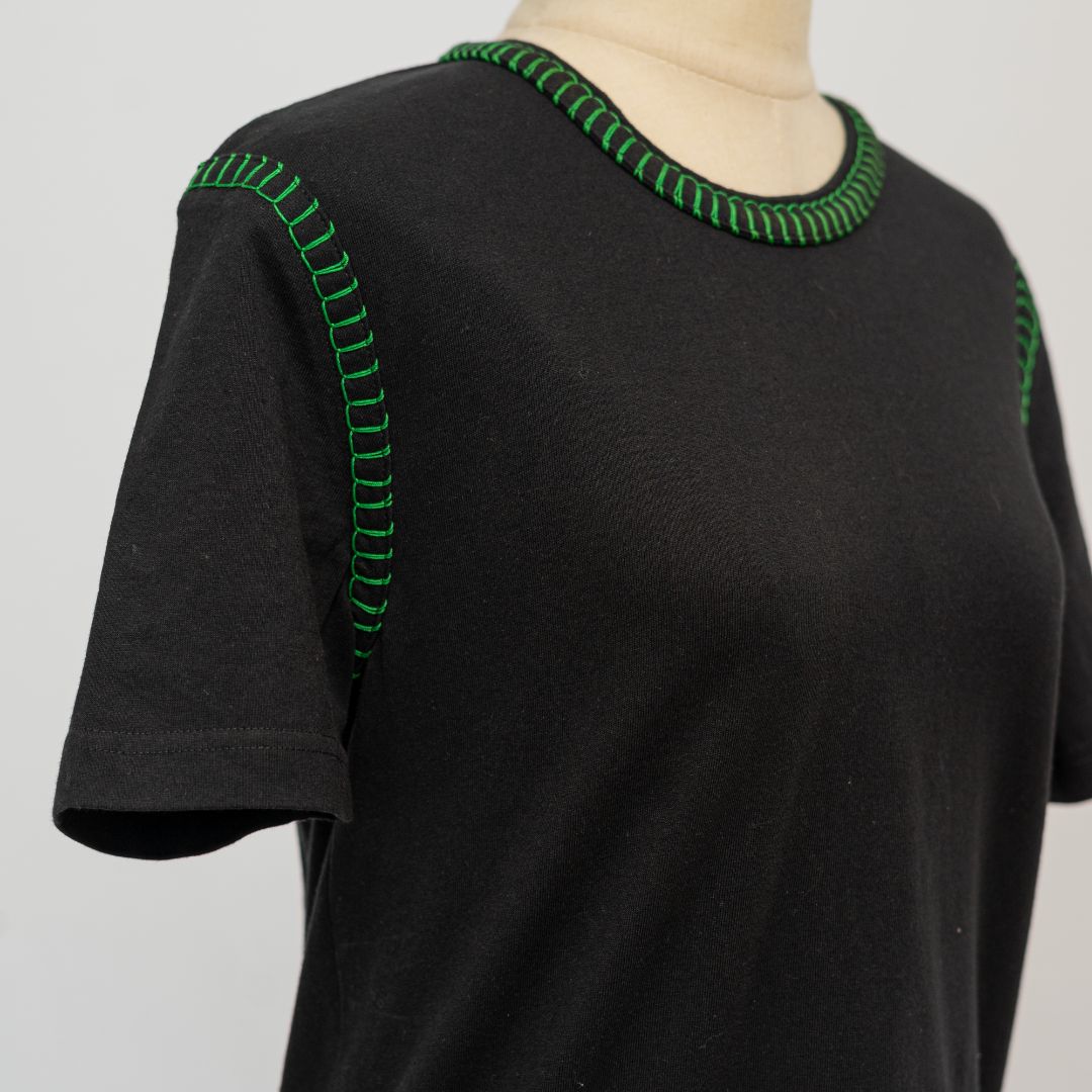 Bottega Veneta black cotton t shirt