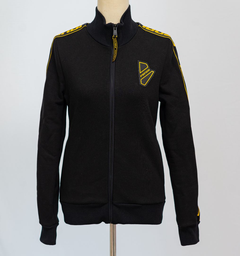 Fendi Jersey Zip-up Jacket