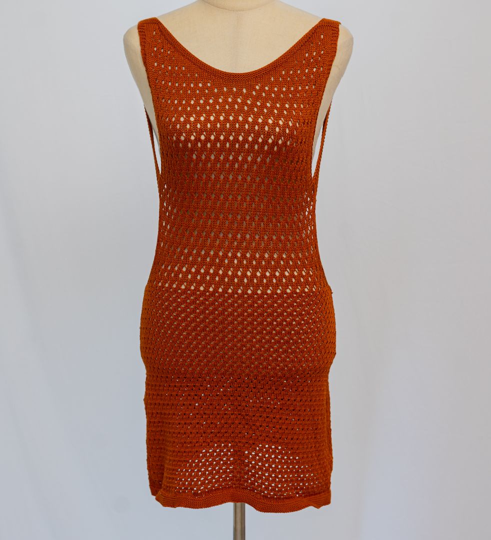 Savannah Morrow knit brown dress