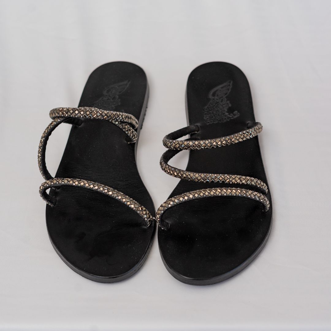 Ancient Greek Polytimi Crystal Embellished Slides, 39