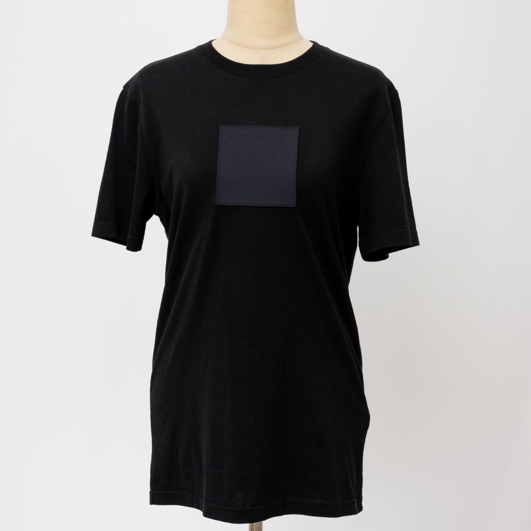 Givenchy Black Square Patch Logo T-shirt