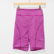 Fendi x Skims logo purple biker shorts