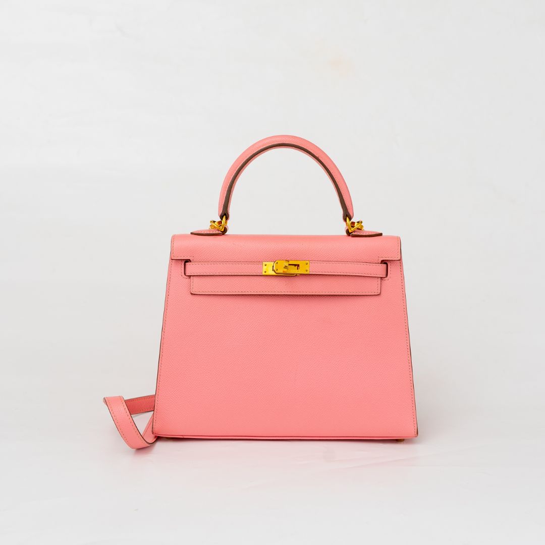 Hermès Kelly Epsom 25 Bag with gold-tone hardware
