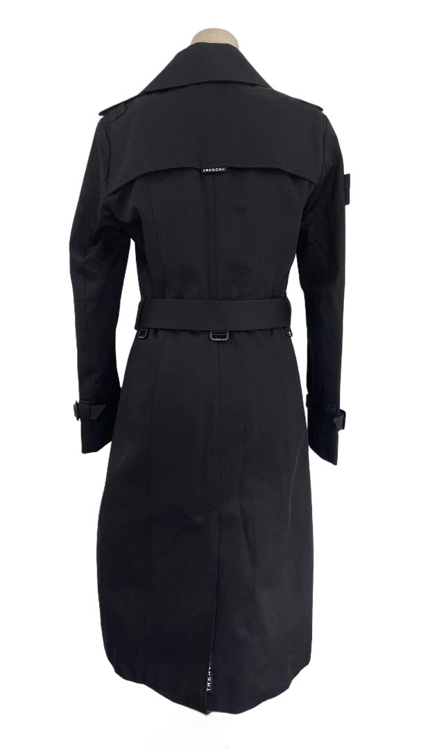 Trench Black Sloane Diamond Edition Trench Coat Clothing, Small