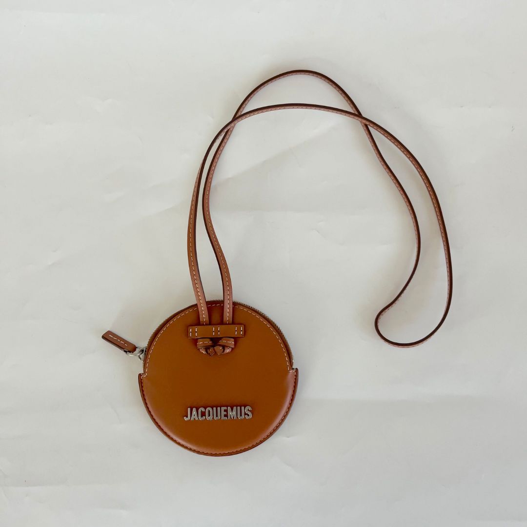 Jacquemus Caramel Le Pitchou Coin Bag