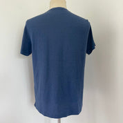 Loro Piana Blue Cotton and Silk Blend T Shirt