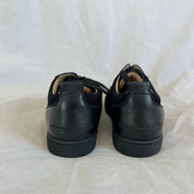 Christian Louboutin Rantulow Leather Canvas Black Sneakers, 42