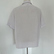 Fendi Grey Silk Men's Shirt