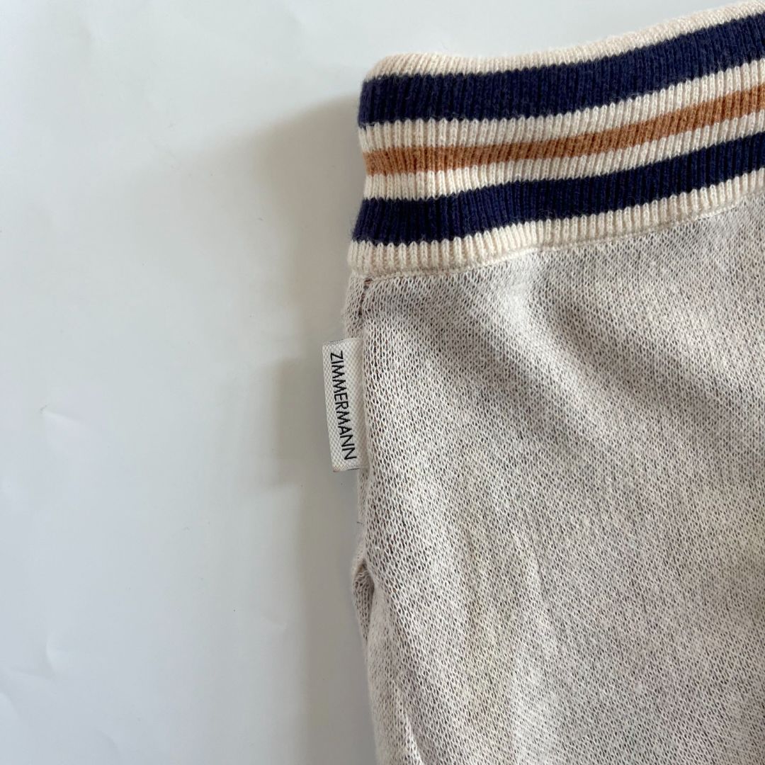 Zimmermann Striped Crochet-knit Cotton Top