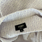Fendi Grey Silk Men's Shirt