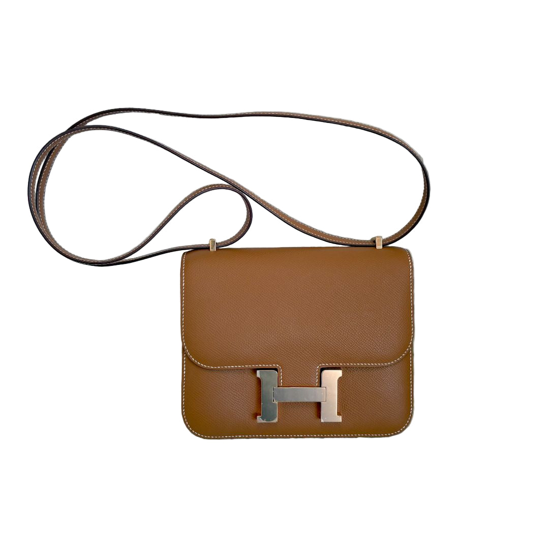 Hermès Constance III Mini Gold with rose gold hardware