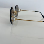 Cartier Madison Round Rimless Black Sunglasses