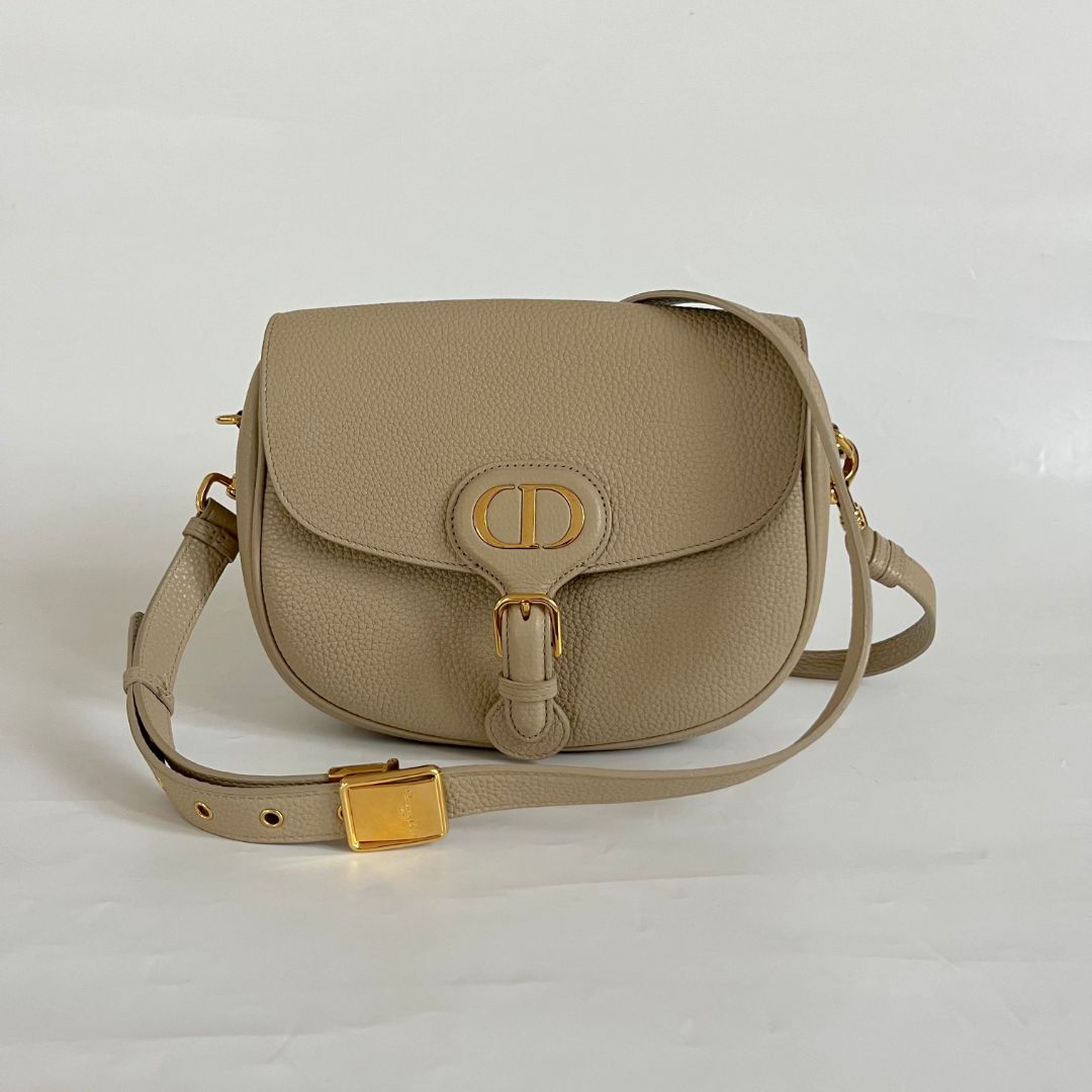Christian Dior Taupe Bobby Medium Bag BOPF Business of Preloved Fashion