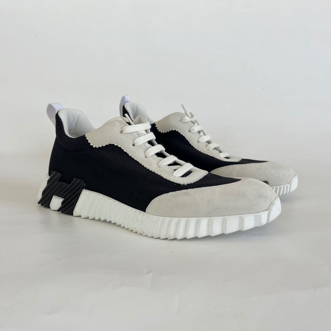 Hermès Bouncing Black, white Sneaker, size 41.5 - BOPF | Business