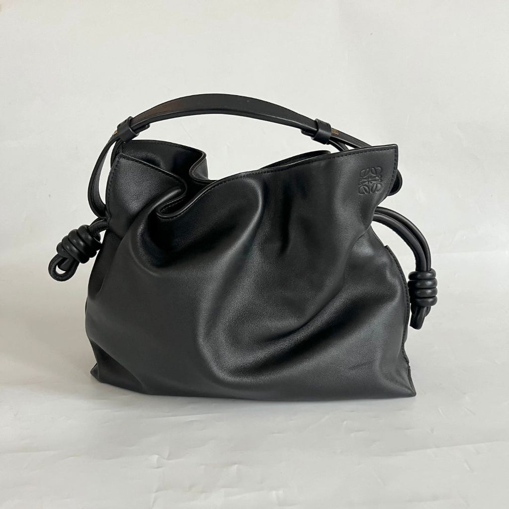 【LOEWE】Flamenco レザー トートバッグ ロゴプリント入り LOEWE】Flamenco レザー トートバッグ ロゴプリント入り
