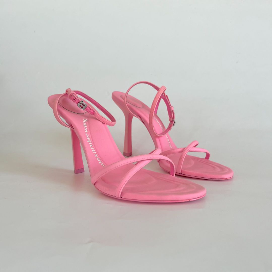 Alexander Wang pink strappy sandals, 39