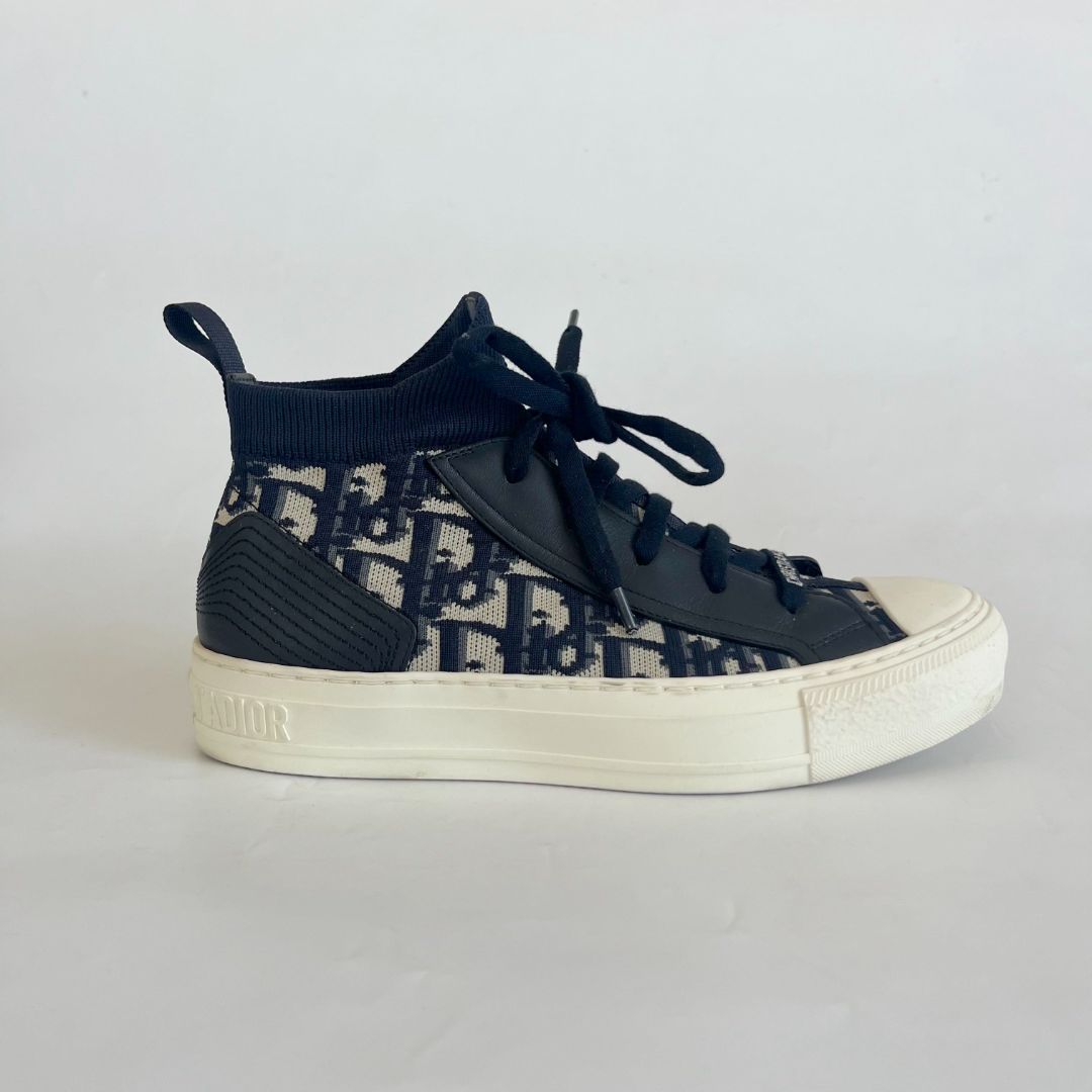 Dior Walk'n'Dior sneaker in Dior Oblique technical knit, 37.5