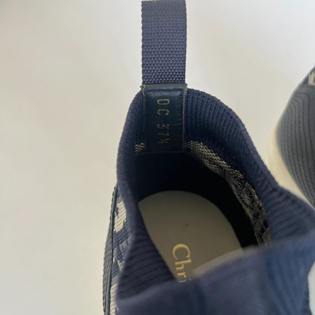 Dior Walk'n'Dior sneaker in Dior Oblique technical knit, 37.5