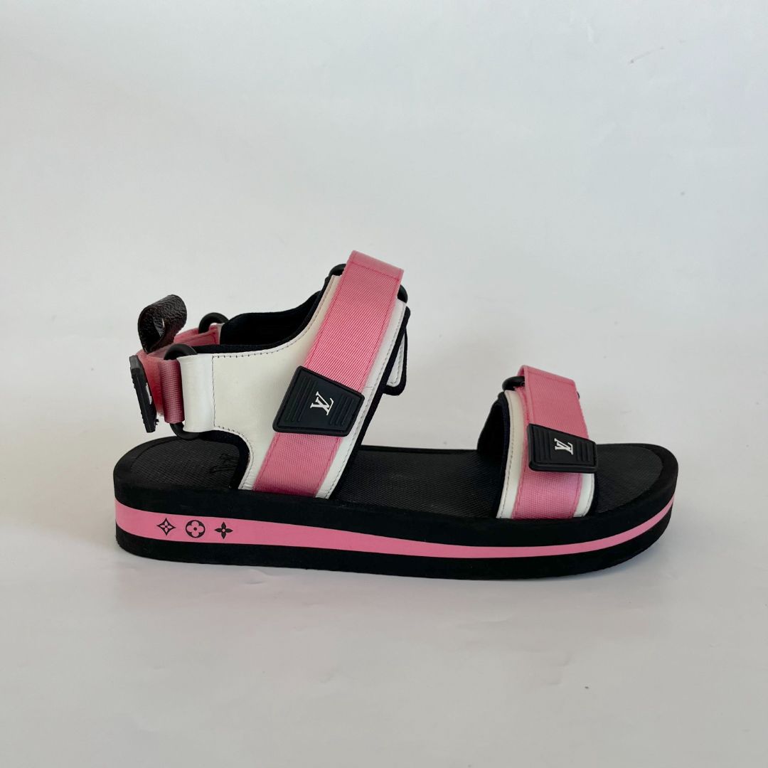 Louis Vuitton Releases Bom Dia Sandal in Pink