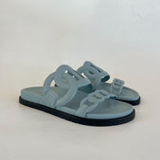Hermès Extra light blue sandal, 36.5
