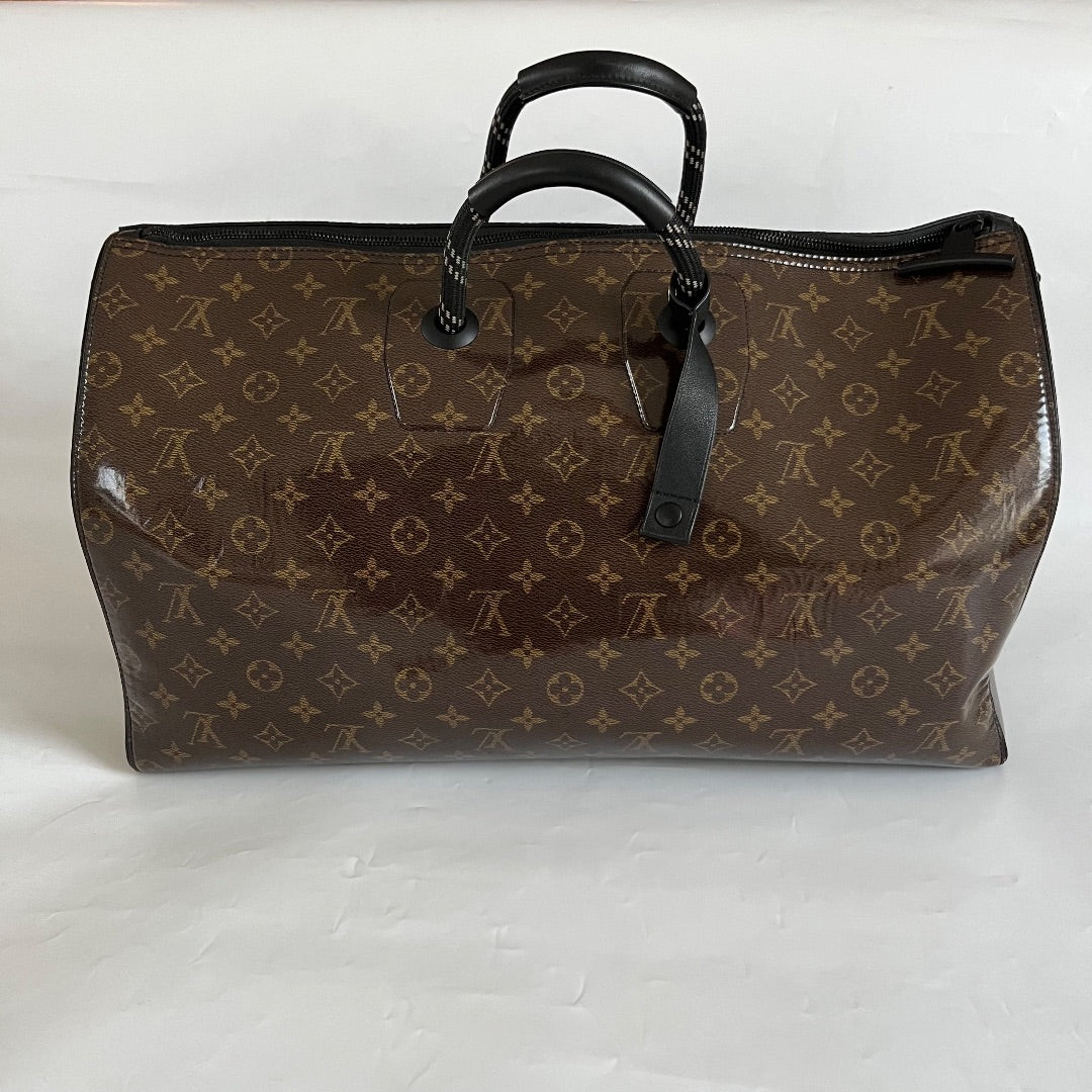 Louis Vuitton Keepall Bandoulière 50 Monogram Glaze Canvas Travel