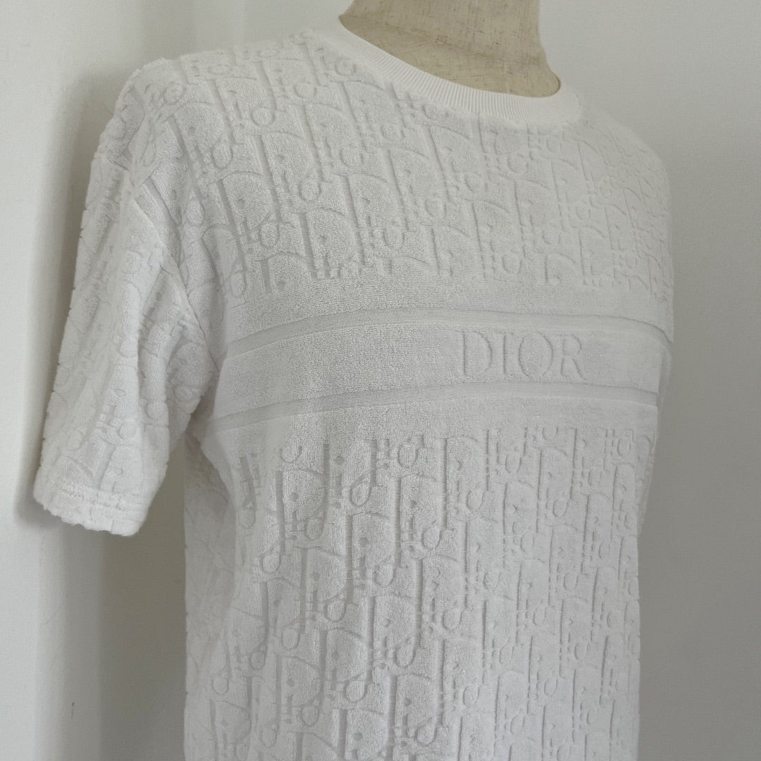 Dior Oblique Terry Cloth T-shirt, S
