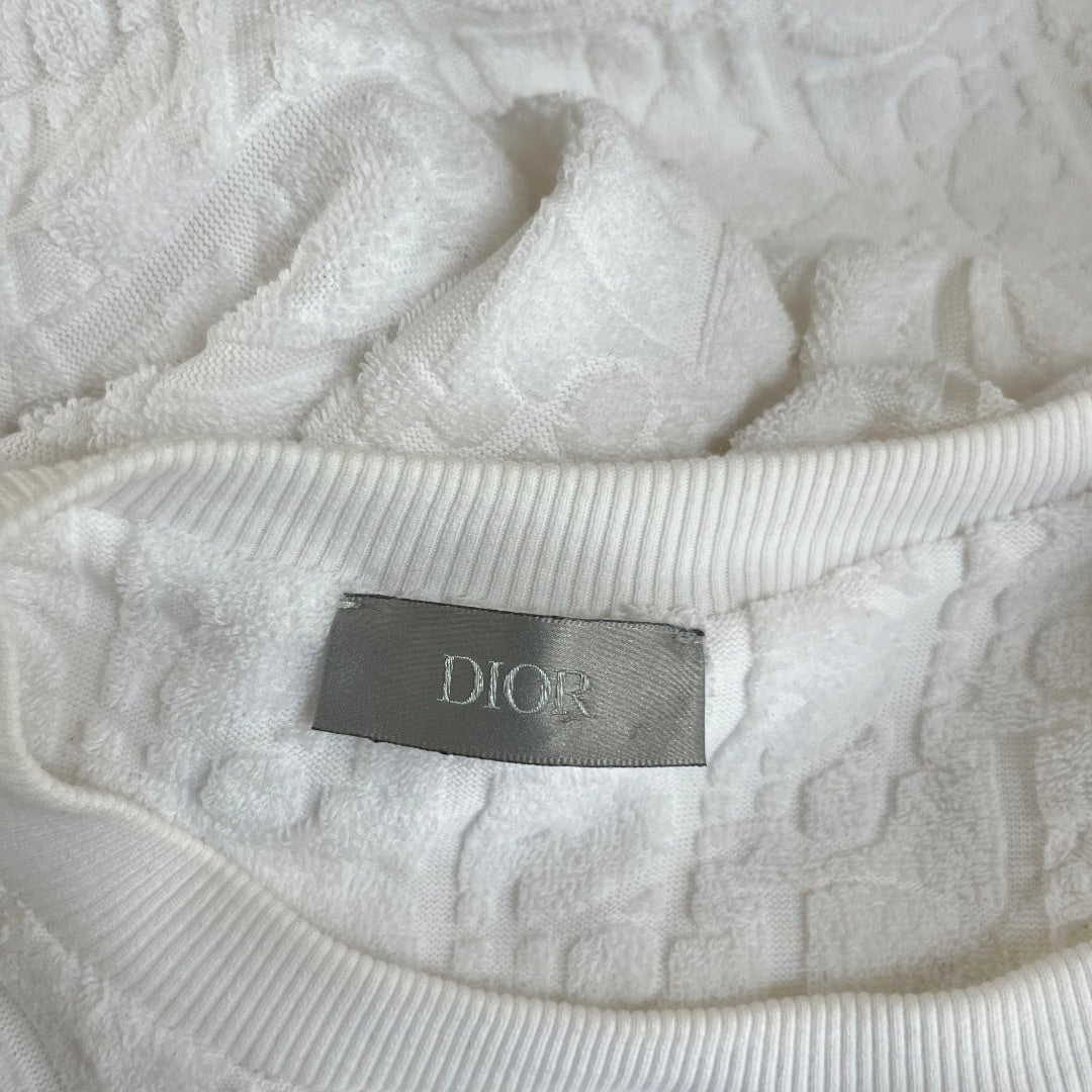 Dior Oblique Terry Cloth T-shirt, S