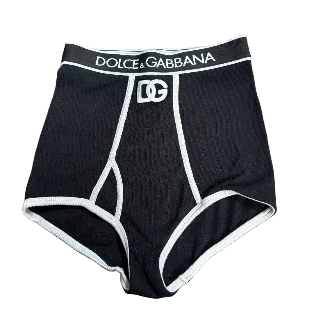 Dolce & Gabbana Black Ribber Briefs
