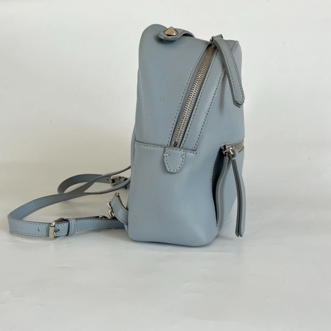 blue leather mini backpack Fendi By The Way light blue leather Mini backpack - BOPF