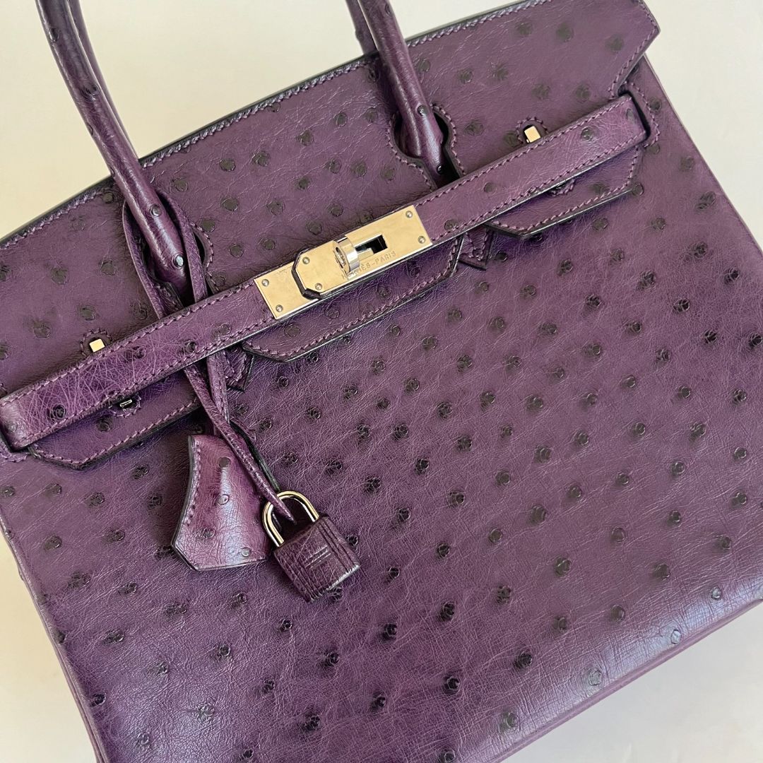 Hermès Purple Birkin 30