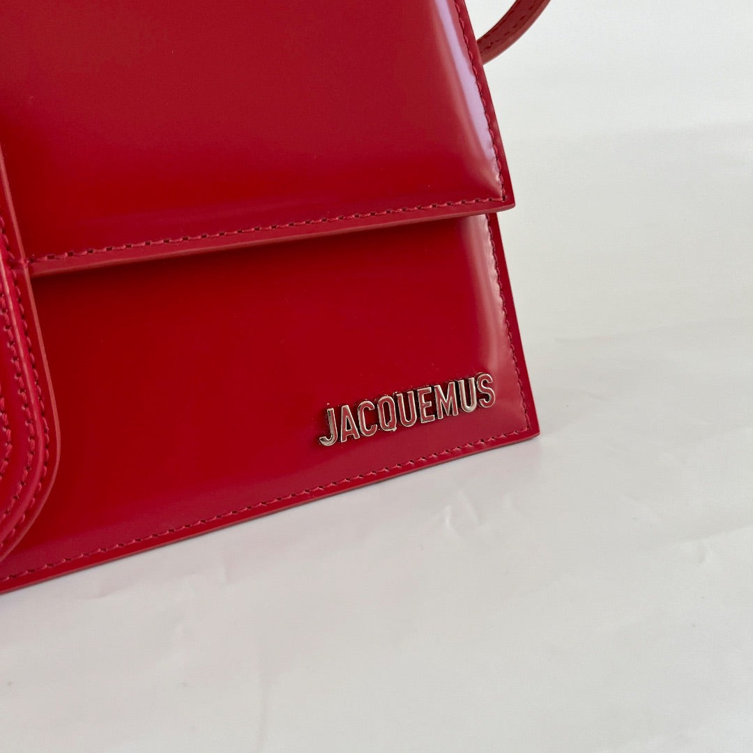 Jacquemus Le Bambino Red long shoulder bag