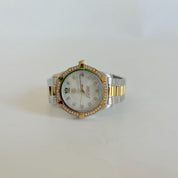 Tag Heuer Mother Of Pearl Two-Tone Stainless Steel Diamond Aquaracer  Women's Wristwatch 33 mm
