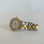 Tag Heuer Mother Of Pearl Two-Tone Stainless Steel Diamond Aquaracer  Women's Wristwatch 33 mm