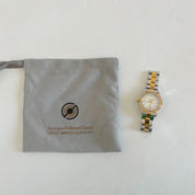 Tag Heuer Mother Of Pearl Two-Tone Stainless Steel Diamond Aquaracer  Women's Wristwatch 33 mm