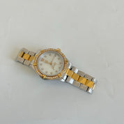 Tag Heuer Mother Of Pearl Two-Tone Stainless Steel Diamond Aquaracer  Women's Wristwatch 33 mm