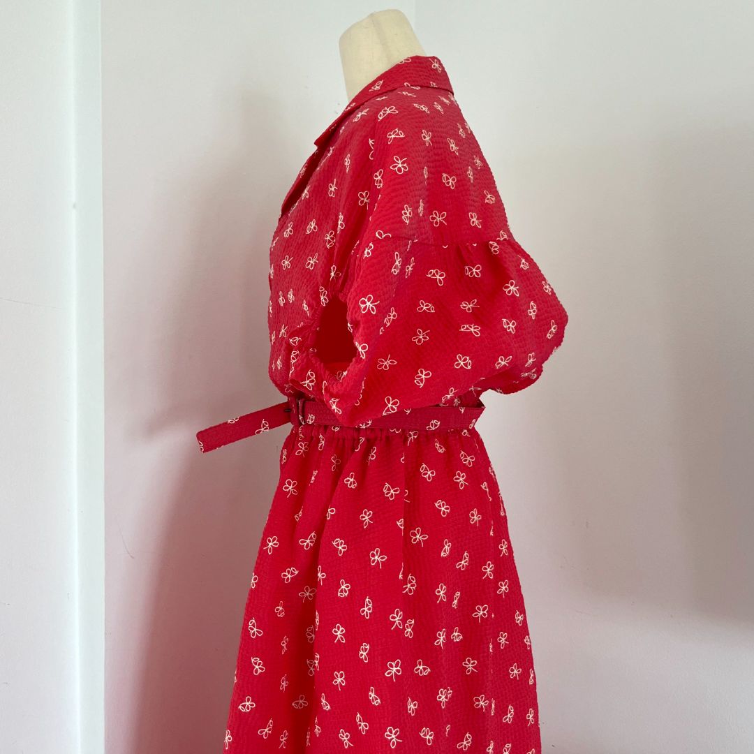 rosie assoulin red dress V-Neck Long Dress w/ Tags