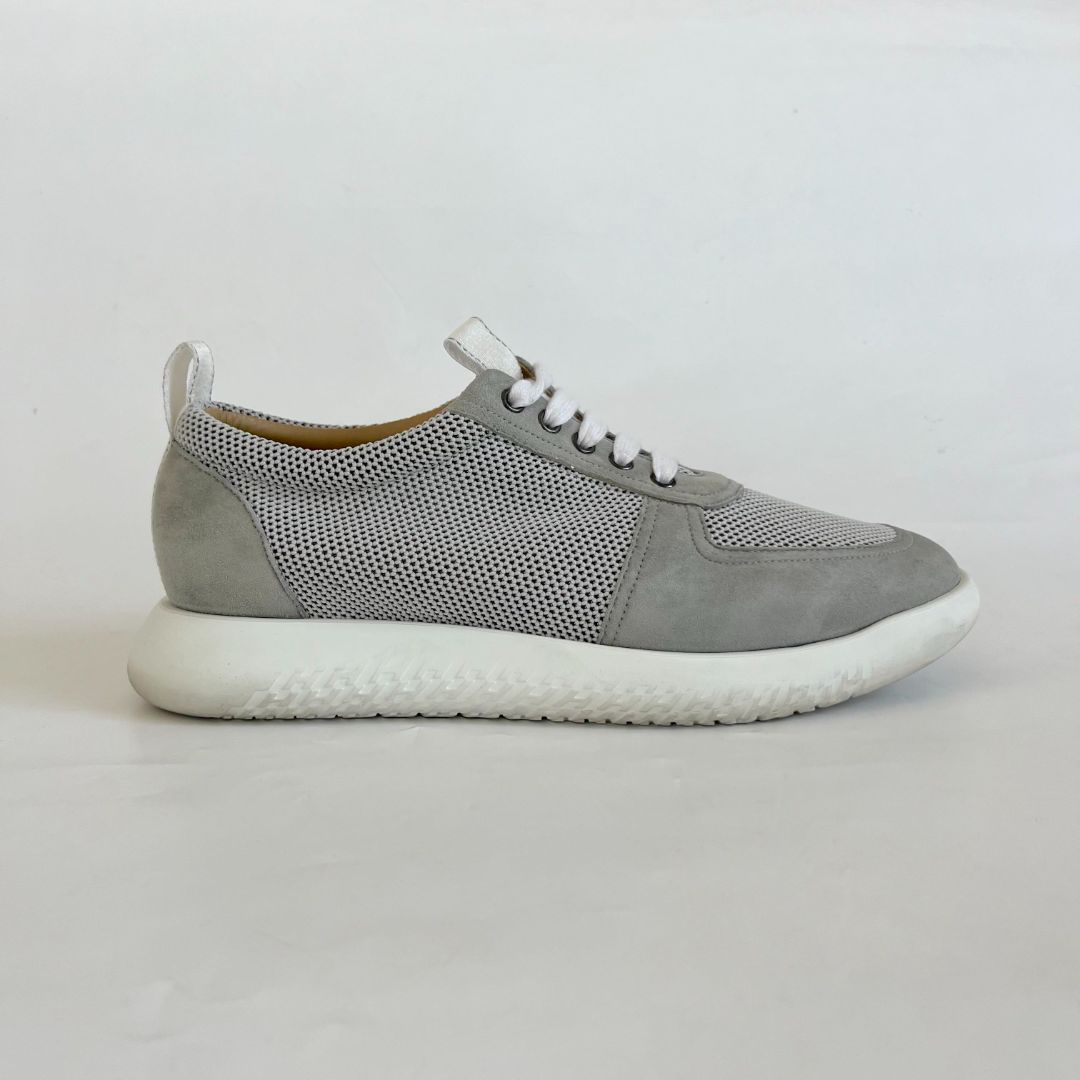 Hermes Grey Azur Sneakers, 41