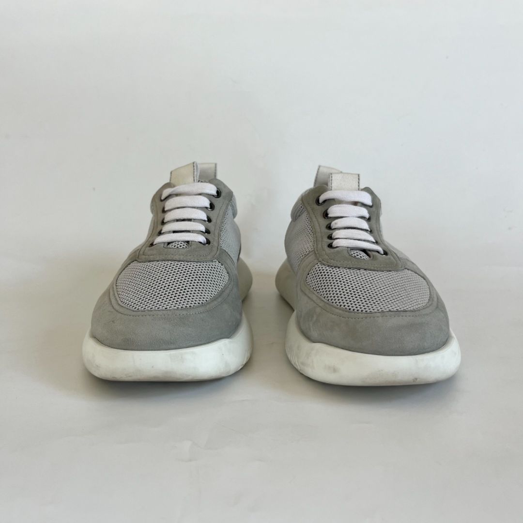 Hermes Grey Azur Sneakers, 41