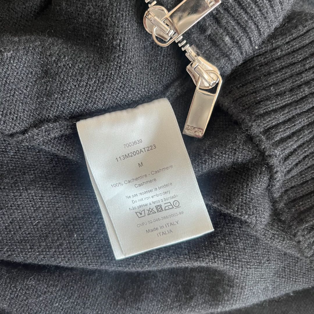 Dior 'CD Icon' Hooded Sweatshirt with Zip Men's Hoodie