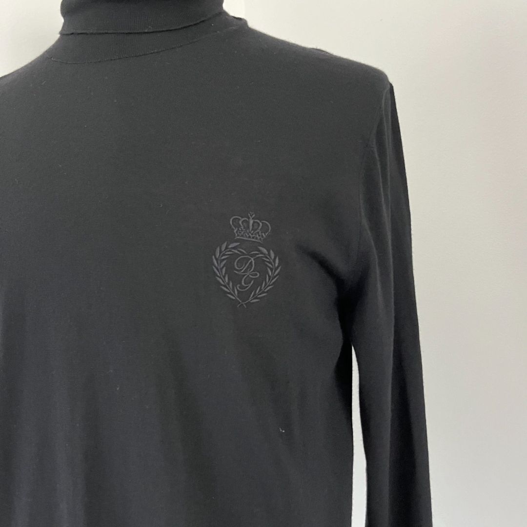 Dolce & Gabbana Men's Black Turtleneck Pullover