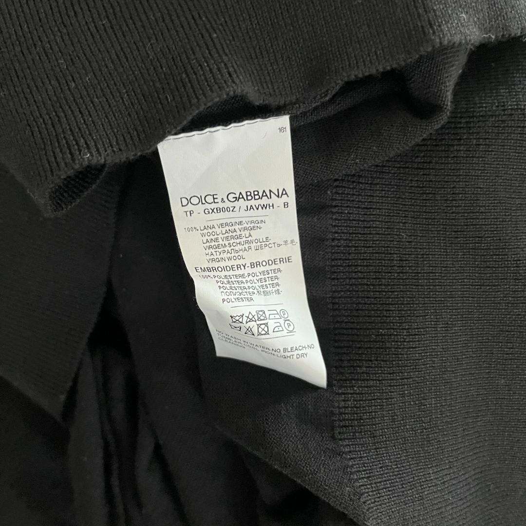 Dolce & Gabbana Men's Black Turtleneck Pullover