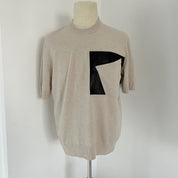 Hermès Short Sleeve Men's Wool T-shirt, Large