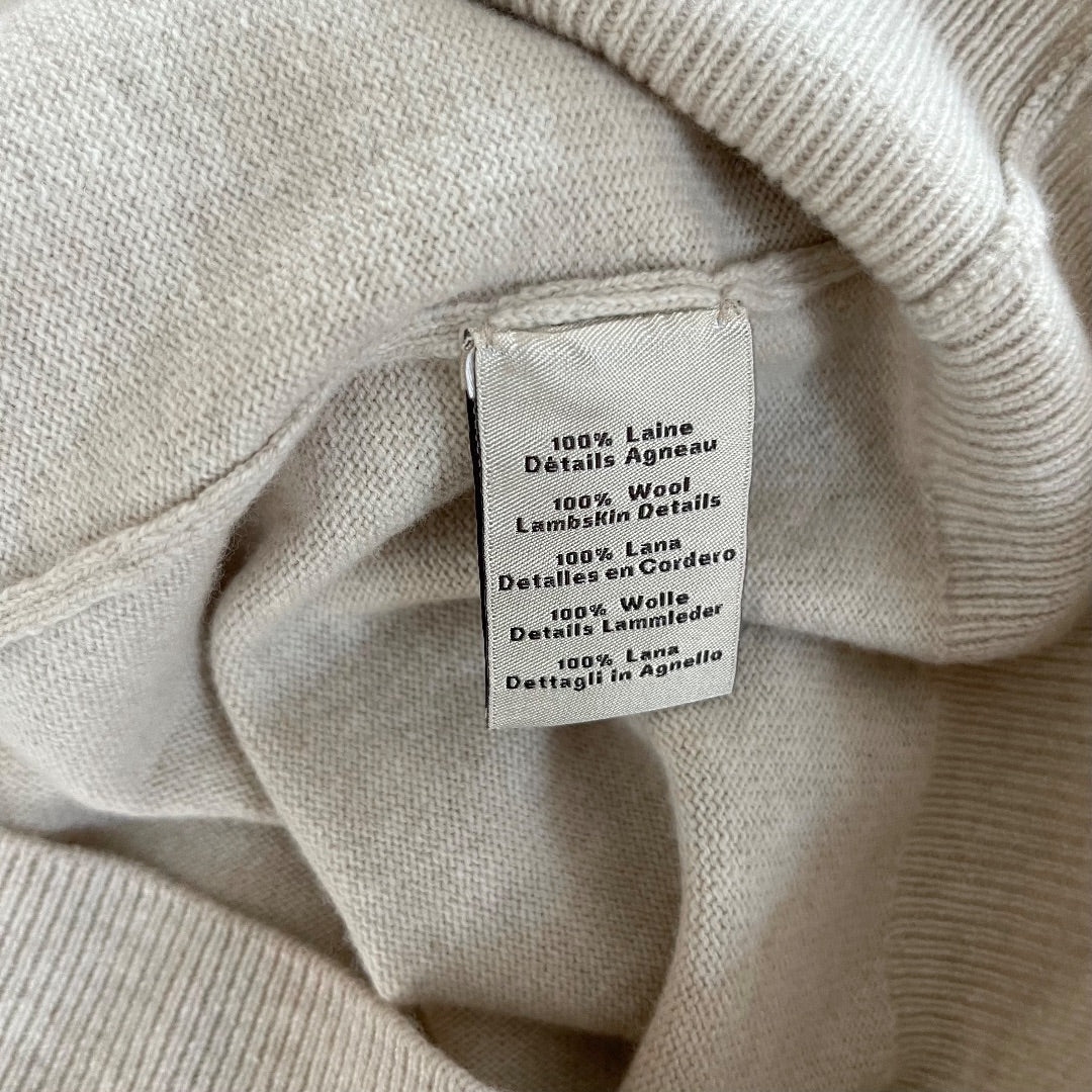 Hermès Short Sleeve Men's Wool T-shirt, Large