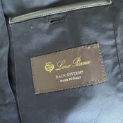 Loro Piana Navy Hooded Rain Jacket