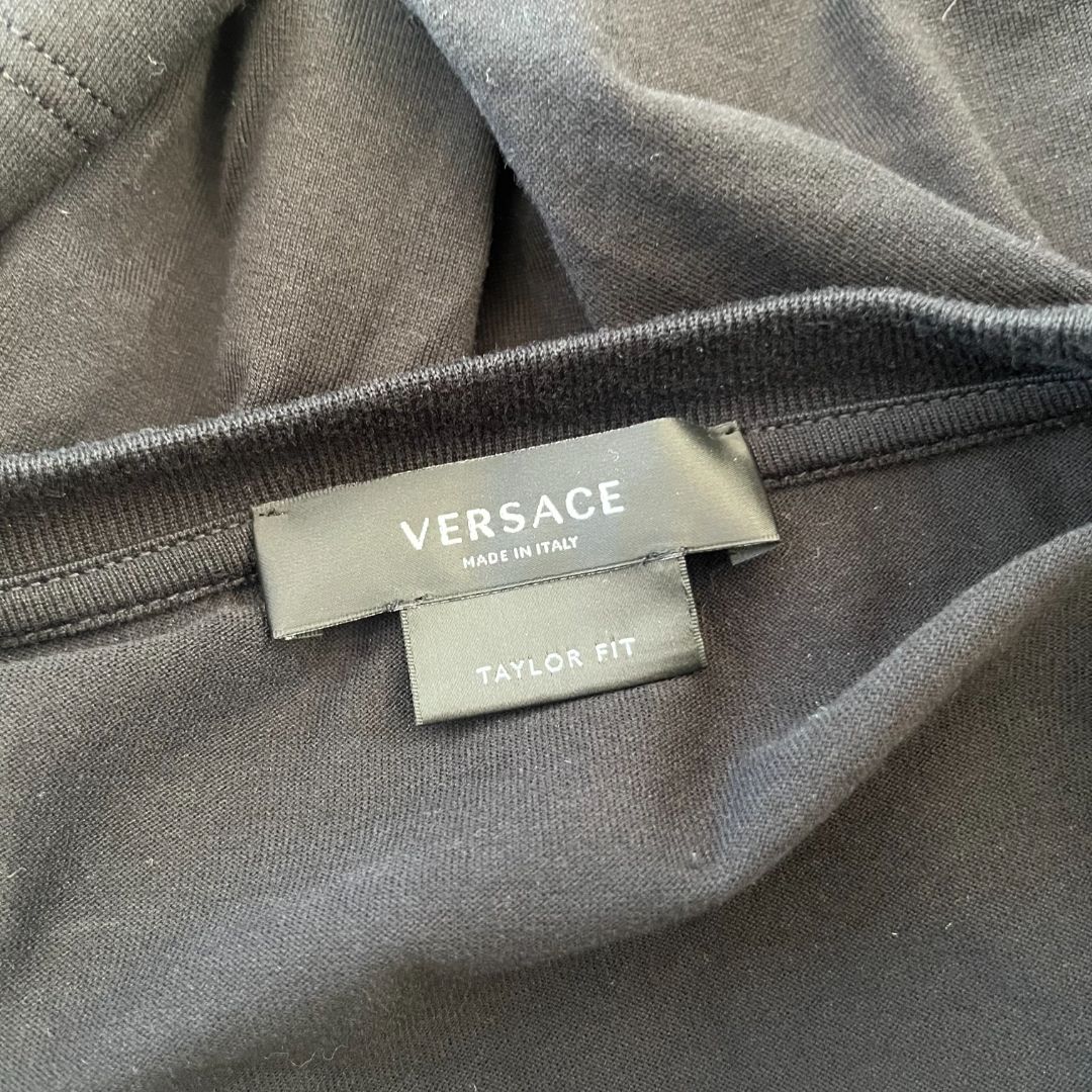 Versace black printed men’s t shirt