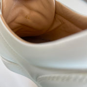 Christian Louboutin Rantulow white leather lace up sneakers, 42