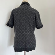 Louis Vuitton Grey Monogram Slim Fit Polo Shirt