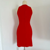 Versus Versace Safety Pin Red Dress