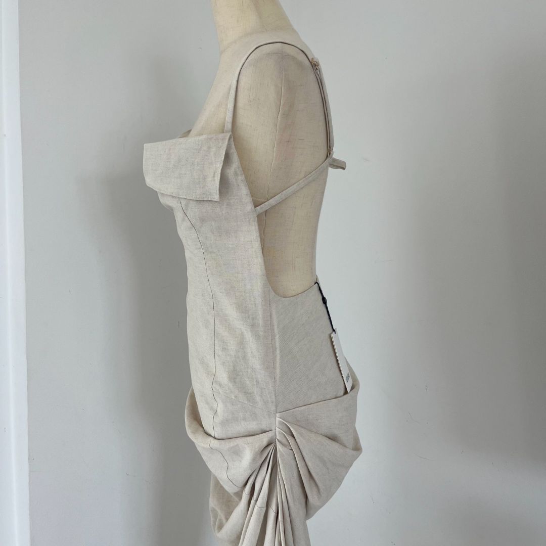 jacquemus saudade asymmetric dress The Saudade Asymmetric Dress (Women)